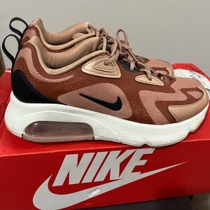 Nike Air Max Sneakers in Tan and Black